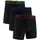 Under Armour Boxershorts Performance Tech Schwarz / Grün / Blau / Rot M 3er Pack