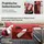 CASARIA Ibiza Sonnenliege 190 x 60 x 0 cm Rot