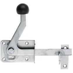 Alberts® Gartentorfalle,Edelstahl,zusätzlich kugelgestrahlt,Platten Breite 80mm,Höhe 55mm