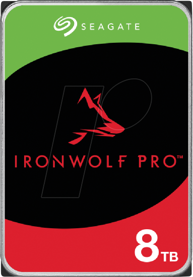 Preisvergleich Produktbild ST8000NT001 - 8TB Festplatte Seagate IronWolf Pro - NAS