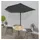 vidaXL Balkon-Sonnenschirm 270 x 135 cm Schwarz