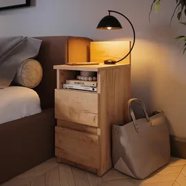 Vicco Nachttisch Monty, 25 x 59.1 cm 2er Set