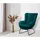 Fun Möbel Sessel, Smaragdgrün, Textil, 80x105x100 cm, Wohnzimmer, Sessel, Polstersessel