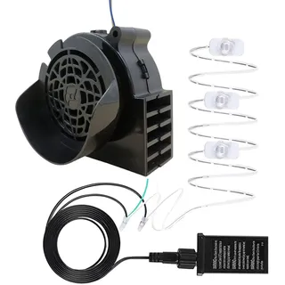 12V 0,5A Ventilator-Gebläsemotor mit 3 LEDs Lig, für aufblasbare Gartendekoration