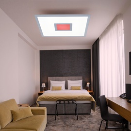 ETC Shop LED Panel Esszimmerlampe Wohnzimmerleuchte Flurleuchte Tageslichtlampe, RGB dimmbar Fernbedienung cct Timer Memory