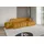 altdecor Ecksofa Cord 2-Sitzer Senfgelb