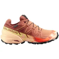 Salomon Speedcross 6 Gore-Tex Damen Pecan Brown/Almond Cream/Sunny Lime 44