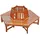 Garden Pleasure Ontario 155 x 78 x 155 cm Braun