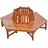 Garden Pleasure Ontario 155 x 78 x 155 cm Braun