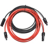 Solar ALLin - Solarkabel Verlängerungskabel Rot/Schwarz 4 - 6mm2) mit montiertem Stecker 2x 4m 6mm2