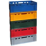 Buri Lagerkiste E2 60 x 40 cm 5-tlg. bunt