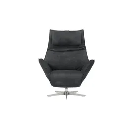 KOINOR Sessel Safira Leder 92 x 113 x 90 cm Schwarz elektrisch