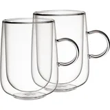 Villeroy & Boch Artesano Hot & Cold Beverages Latte-Macchiato-Glas 2tlg., je 360ml,