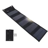 BuyWeek 20W Faltbares Solarpanel Solar Ladegerät für Tragbares 5V USB Solar Panel Solarladegerät für Handy Solar Charger für Camping Outdoor-Aktivitäten Telefon Laptop