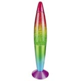 Rabalux Lavalampe, Glitzer-Regenbogen, G45 15W, mehrfarbig bunt