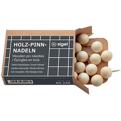 25 SIGEL Pinnnadeln braun