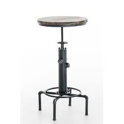 CLP Stehtisch Lumos, Holz antik silber