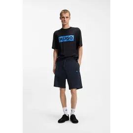 Hugo Sweatshorts aus reiner Baumwolle, Modell 'NASENSIO', Marine, L