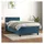 vidaXL Boxspringbett 100 x 200 cm Dunkelblau