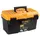 Perel Werkzeugkasten 1-teilig Schwarz/Orange 432 x 250 x 238 mm