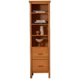 JV Möbel Vitrine 40 x 180 x 50 cm Braun