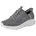 Herren Skech-lite Pro Sneaker Anthrazit Netzstoff Blauer Rand 46 EU