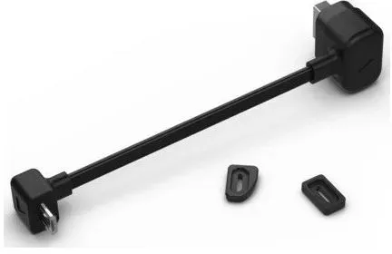 Garmin Ladekabel Usb-a/Microusb mit Winkelstecker Fuer Garmin Charge Akkupack schwarz