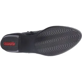 Rieker Damen Klassische Stiefeletten Y0783, Frauen Stiefeletten,übergangsschuhe,Stiefel,Bootee,Booties,halbstiefel,schwarz (00),40 EU / 6.5 UK