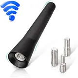 Ahlsen Autoantenne fm dab Autoradioantenne 6,5 cm Mini-Kurzautoantenne mit leistungsstarker FM/AM/DAB-Empfangsfunktion,