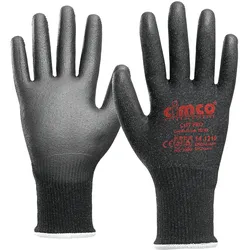 Cimco 141210, Werkstatthandschuhe, Schwarz, XL, Schnittfest