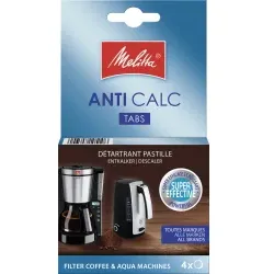 Melitta® ANTI CALC Tabs Kalklösetabletten 4006508105106 , 1 Packung = 4 Tabs
