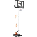 Vevor Basketballkorb Schwarz 122–305 cm
