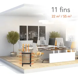 Trotec Ölradiator TRH 24 E 2200 W Schwarz