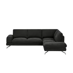 smart Ecksofa  Body ¦ schwarz ¦ Maße (cm): B: 268 H: 83 T: 220