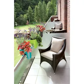 Prosperplast LOFLY RAILING 39,6 x 26,6 x 25 cm Grau