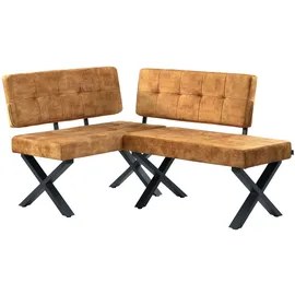 B&D home Sitzbank Karen Gelb 100 x 48 x 56 cm