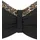 LASCANA Bügel-Bandeau-Bikini-Top Damen Schwarz/Leo 42 Cup C