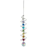 Saraswati Suncatcher "Helix Spirale" verchromt