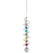 Saraswati Suncatcher "Helix Spirale" verchromt