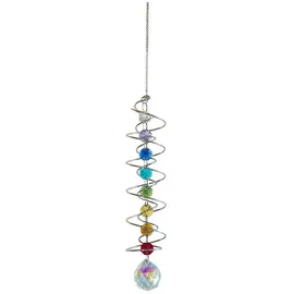 Saraswati Suncatcher "Helix Spirale" verchromt