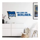 wall-art Wandtattoo »Hertha BSC Logo Schriftzug«, (1 St.), selbstklebend, entfernbar, blau