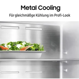 Samsung RB53DG703CS9EF RB6000D Kühl-Gefrierkombination (538 l, 2030 mm hoch, Edelstahl)