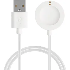 kwmobile USB Kabel Charger kompatibel mit Michael Kors GEN 6 / GEN 5e / GEN 5 / GEN 4 Watch/Skagen Falster 2 Ladekabel - Smart Watch Ersatzkabel - - Weiß