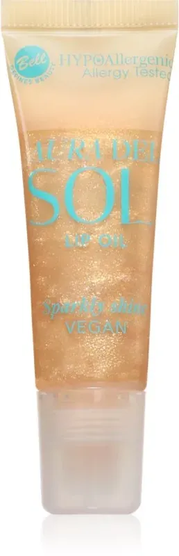 Bell HYPOallergenic Aura Del Sol Glitzeröl für Lippen Farbton 03 Golden Sunlight  10 g
