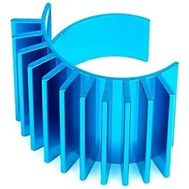 TAMIYA 300053664 DF-02/TT-01 Alu Motorkühlkörper Bl.elox.