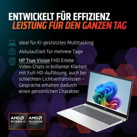HP OmniBook 3 NGAI 15-fn0257ng AMD Ryzen AI 5 330 16 GB RAM 512 GB SSD Win11 Home