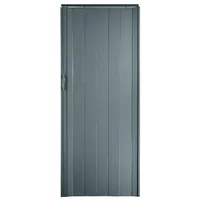 Standom Falttür Schiebetür 6 Farben H. 202 cm für Türbreite von 84 bis 109 cm st3 Neu (1 Karton, 1-St., 1 Set), teils vormontiert grau 96 cm x 202 cm