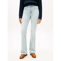 Tommy Hilfiger Bootcut-Jeans "DNM TAM BOOTCUT RW", Damen, Gr. 34, Länge 32, tam, Denim/Jeans, Obermaterial: 99% Baumwolle, 1% Elasthan, unifarben, regular fit, Jeans