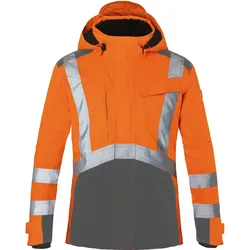 Warnschutz Winterjacke "REFLECTIQ" - L - orange/anthrazit
