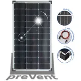 preVent Solarmodul 100W monokristallin 12V - 33 Zellen - Multi-Busbar-Technik